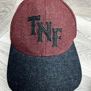 The North Face TNF Cold Weather Root/Black Flexfit Cap Hat Wool blend